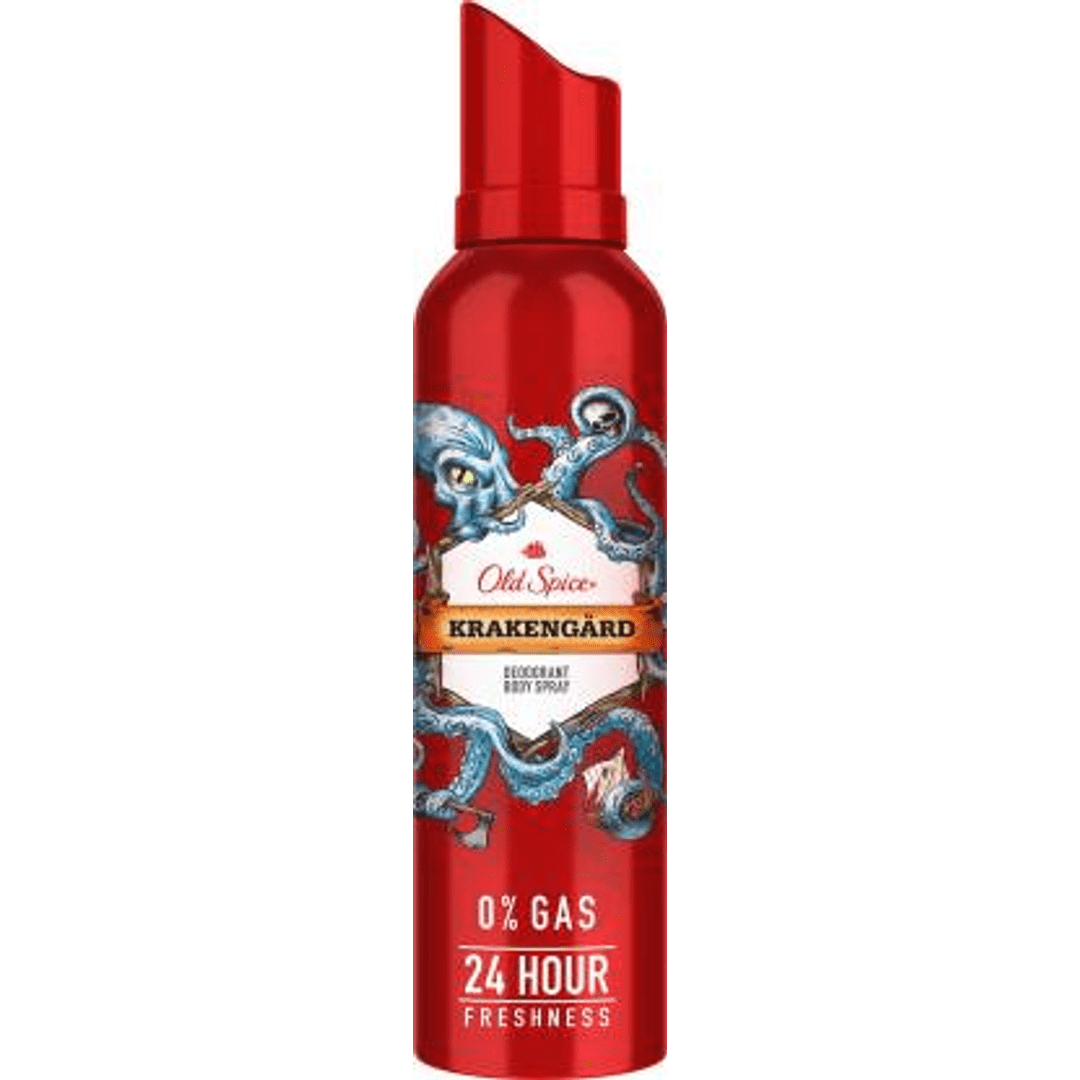 OLD SPICE Krakengard Body Spray Deodorant Spray-For Men